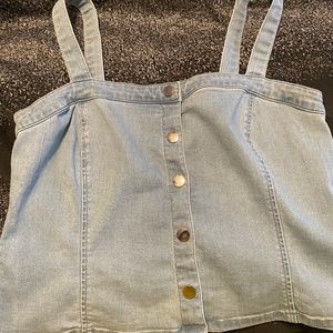 Denim top